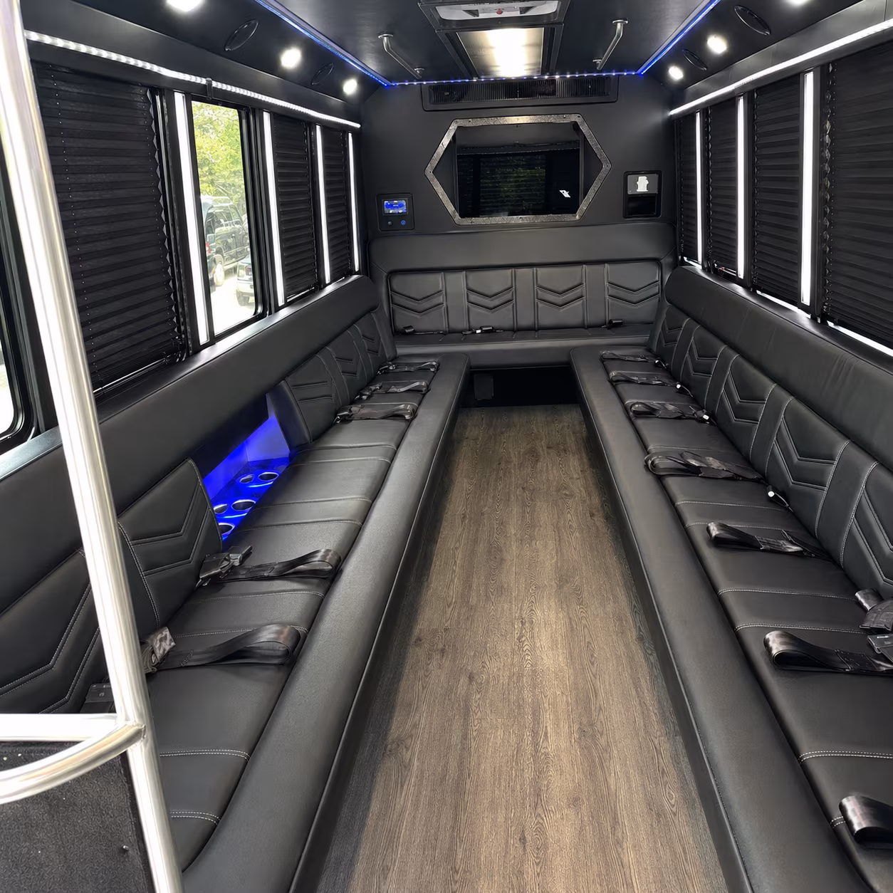 28 Passenger Party Bus Inside