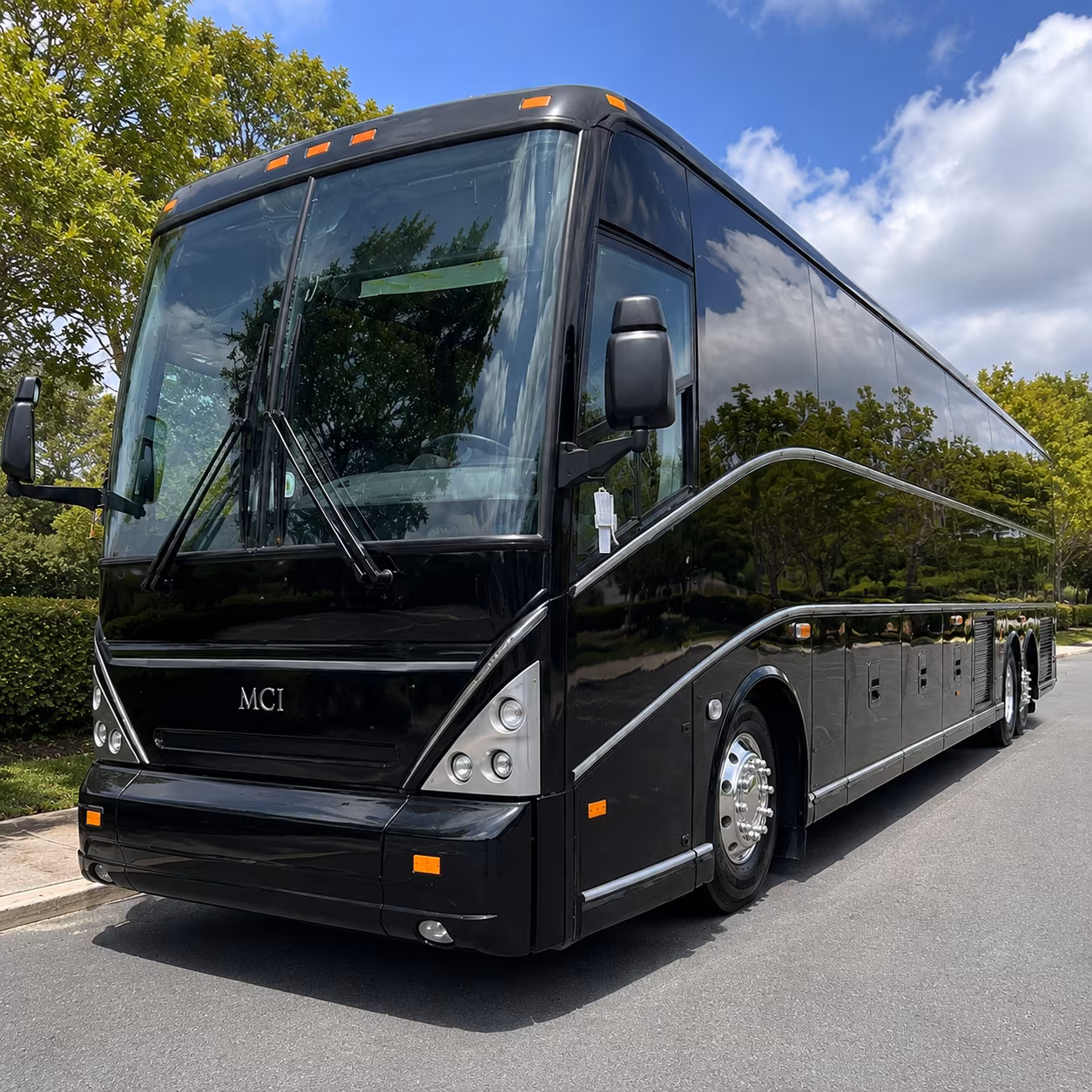 Murrieta Corporate Transportation party bus exterior