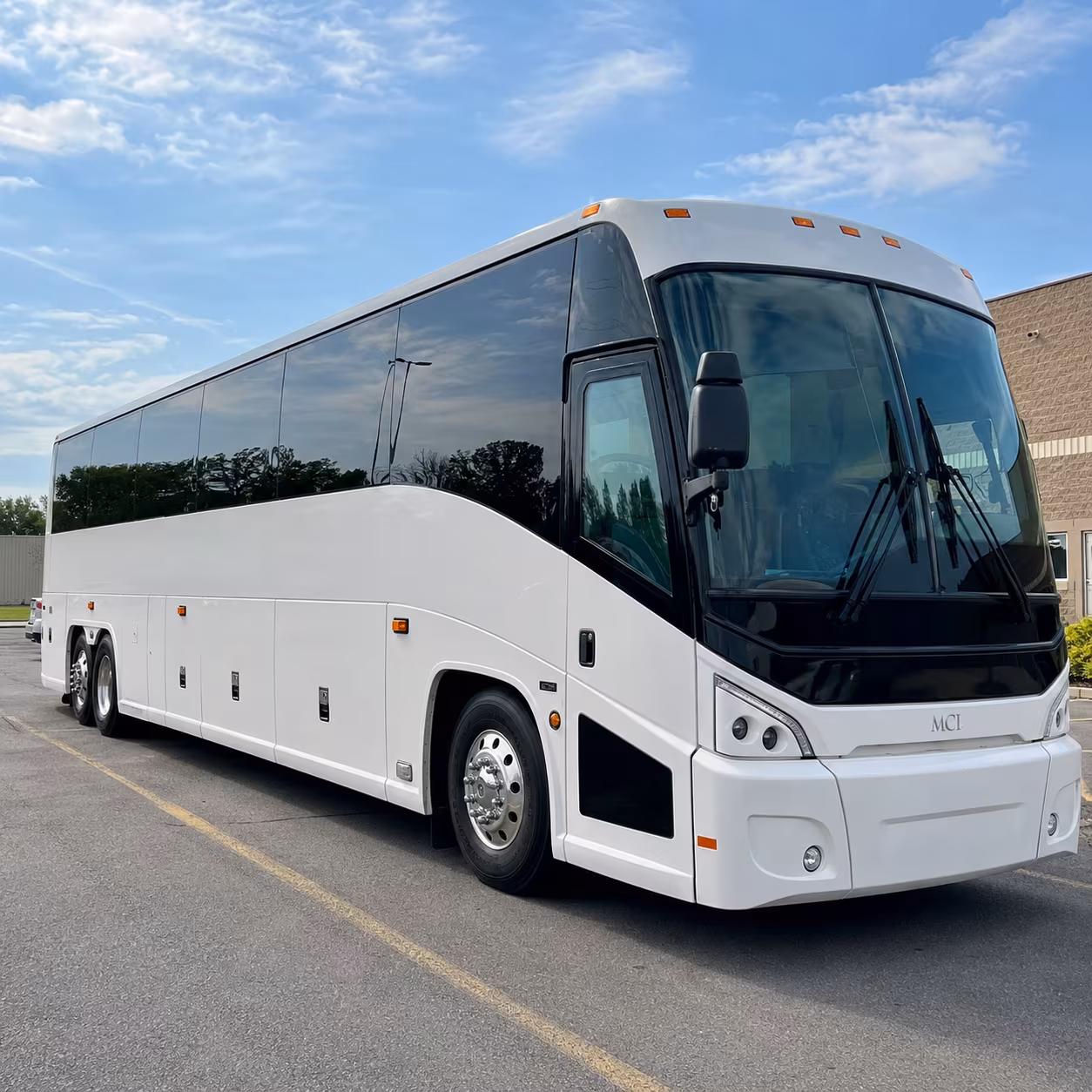 Murrieta Corporate Transportation party bus exterior