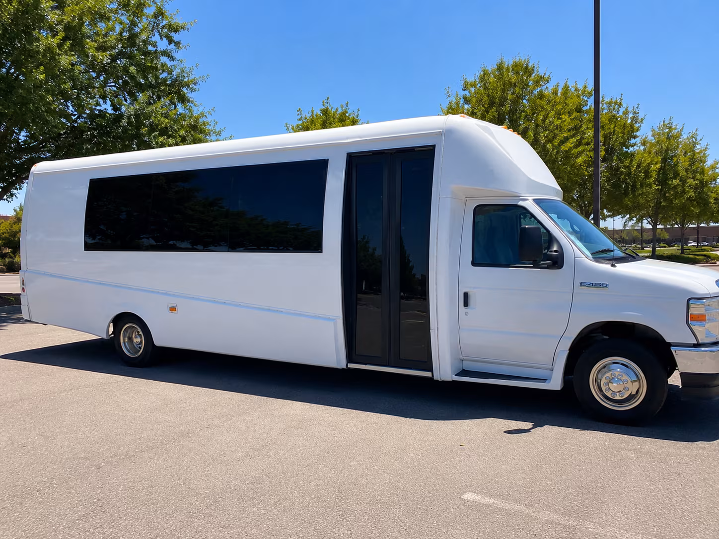 Murrieta Private Event Transportation party bus exterior