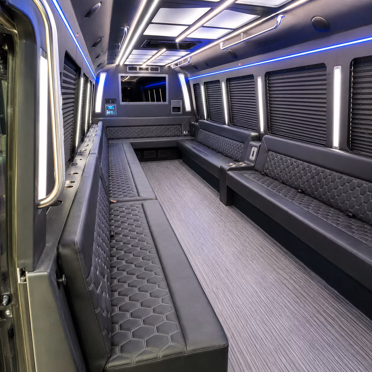Murrieta Private Event Transportation onboard seating