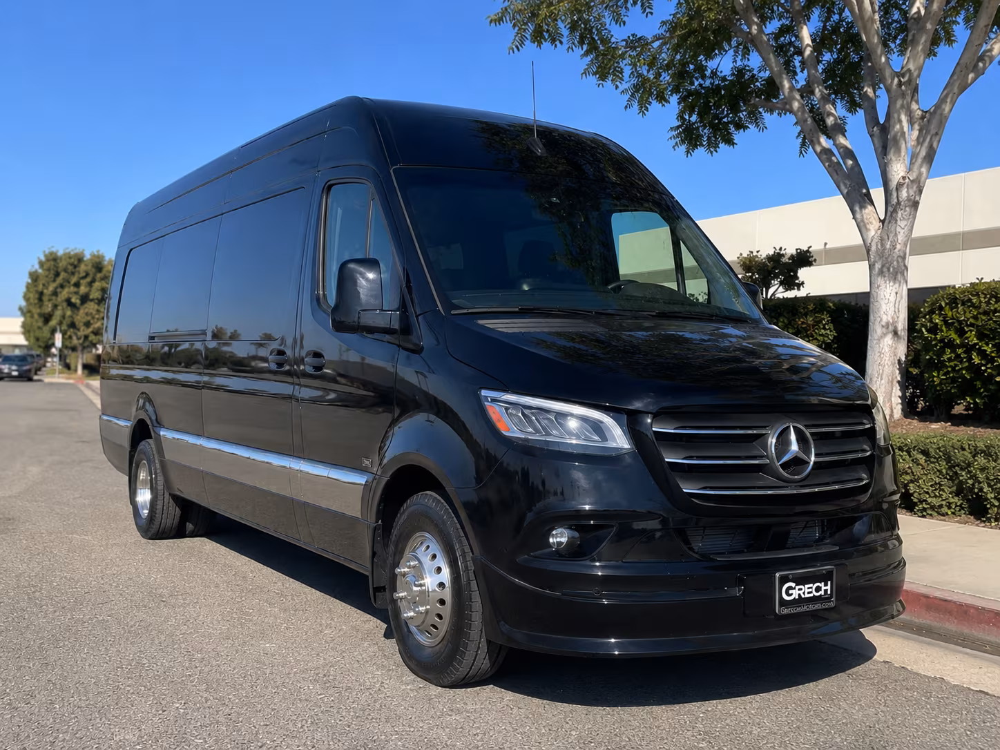 Murrieta School Event Transportation party bus exterior