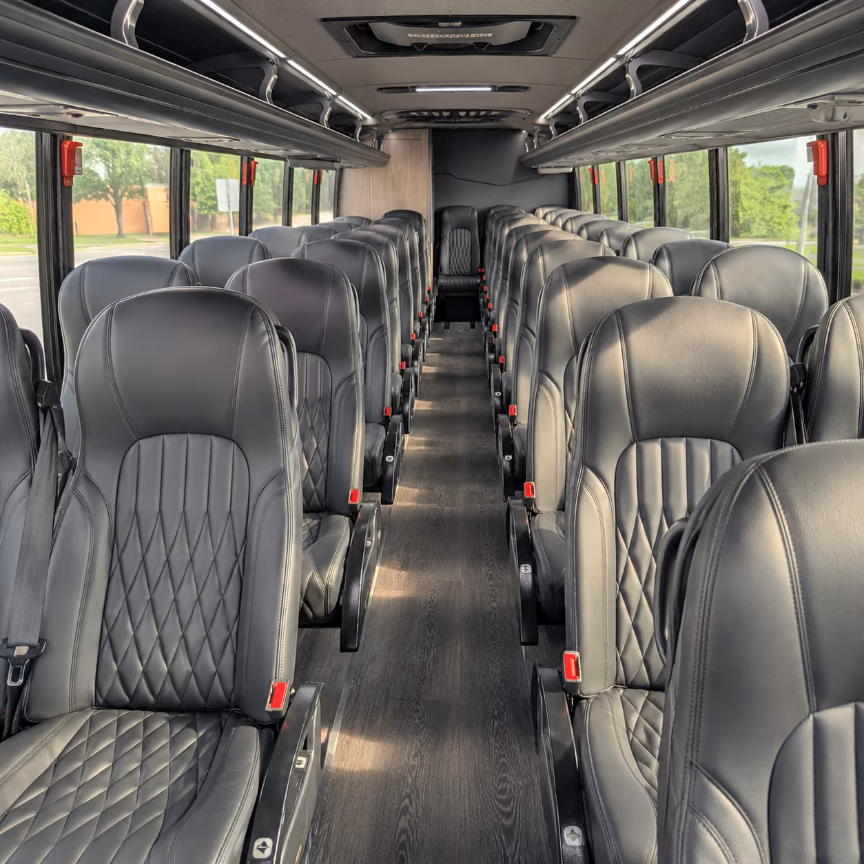 Murrieta School Event Transportation party bus exterior