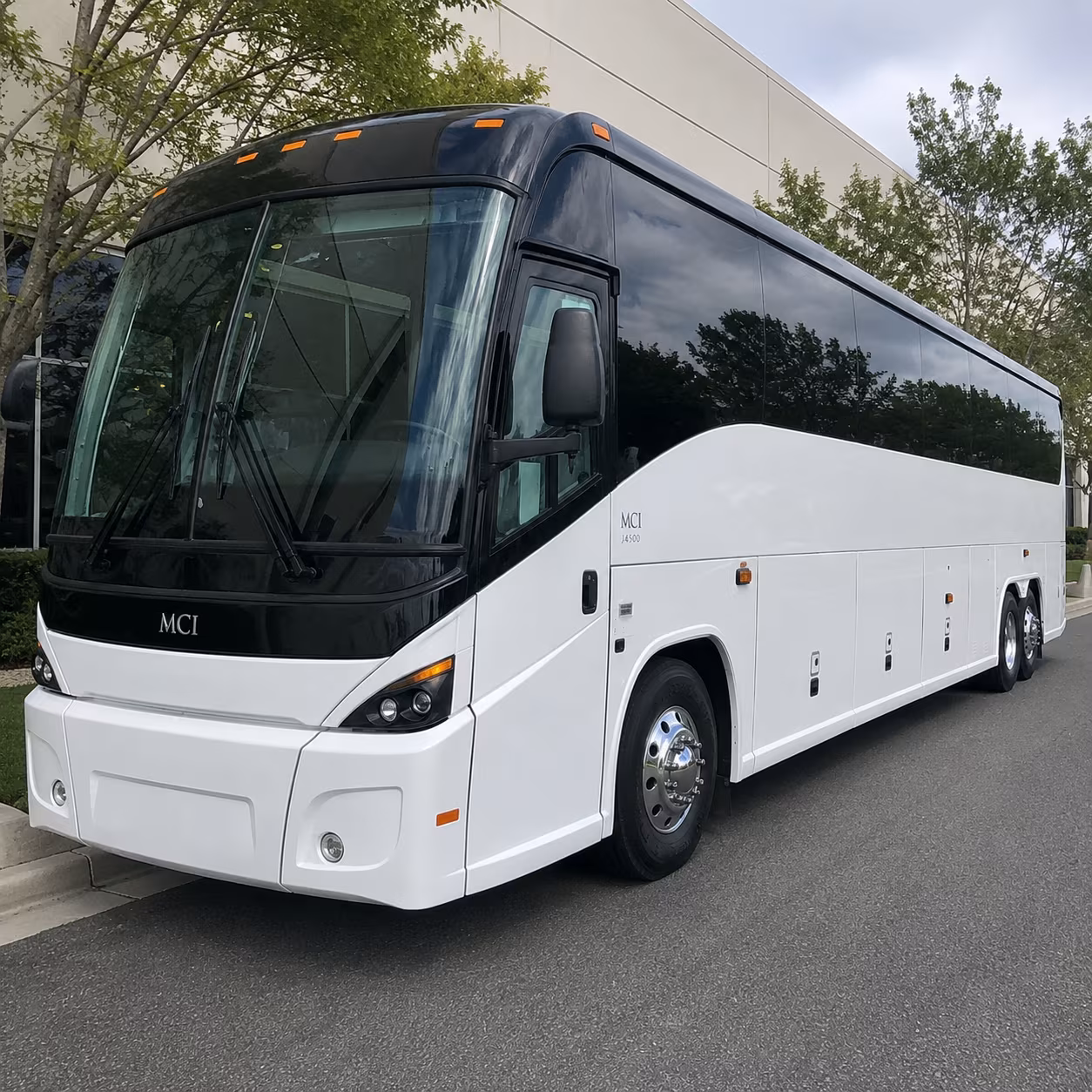 Murrieta School Event Transportation party bus exterior
