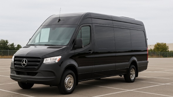 Exterior of Charter Bus Company Murrieta's 18 Passenger Minibus in Murrieta