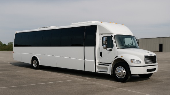 Exterior of Charter Bus Company Menifee's 28 Passenger Party Bus in Menifee