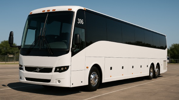 Exterior of Charter Bus Company Hemet's 40 Passenger Party Bus in Hemet