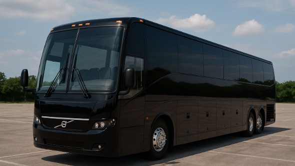 Exterior of Charter Bus Company Murrieta's 48 Passenger Charter Bus in Murrieta
