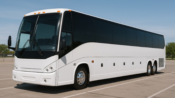 Exterior of Charter Bus Company Murrieta's 51 Passenger Charter Bus in Murrieta