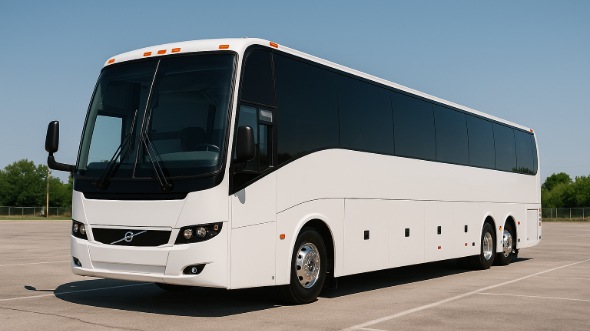 Exterior of Charter Bus Company Murrieta's 54 Passenger Charter Bus in Murrieta