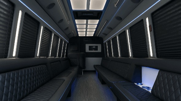 murrieta 20 passenger party bus interior