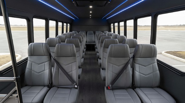 25 passenger minibus interior